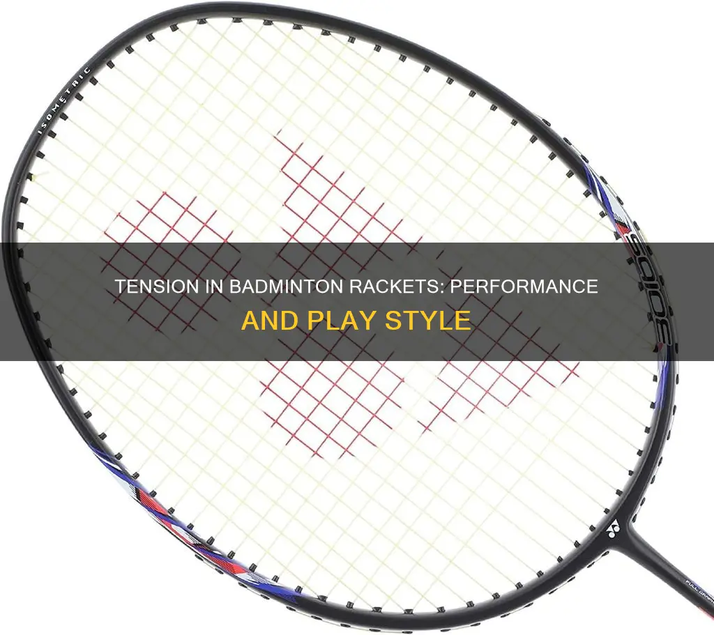 what does tension do in badminton racquets