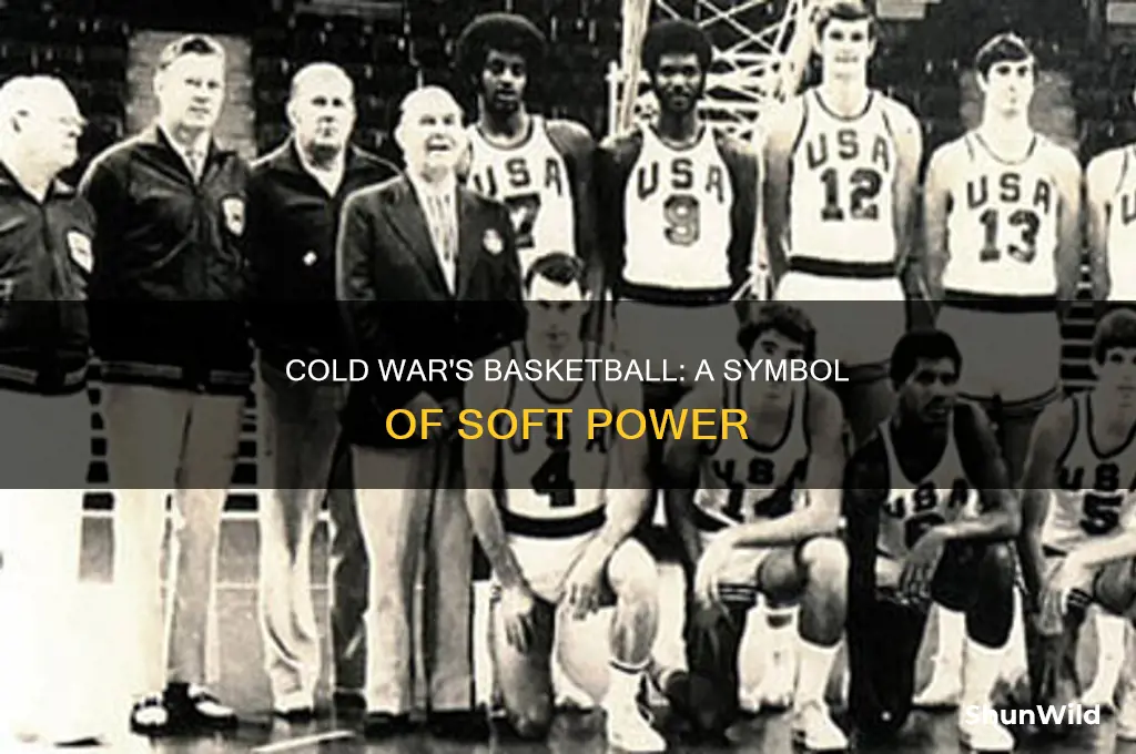 what does the basketball symbolize cold war