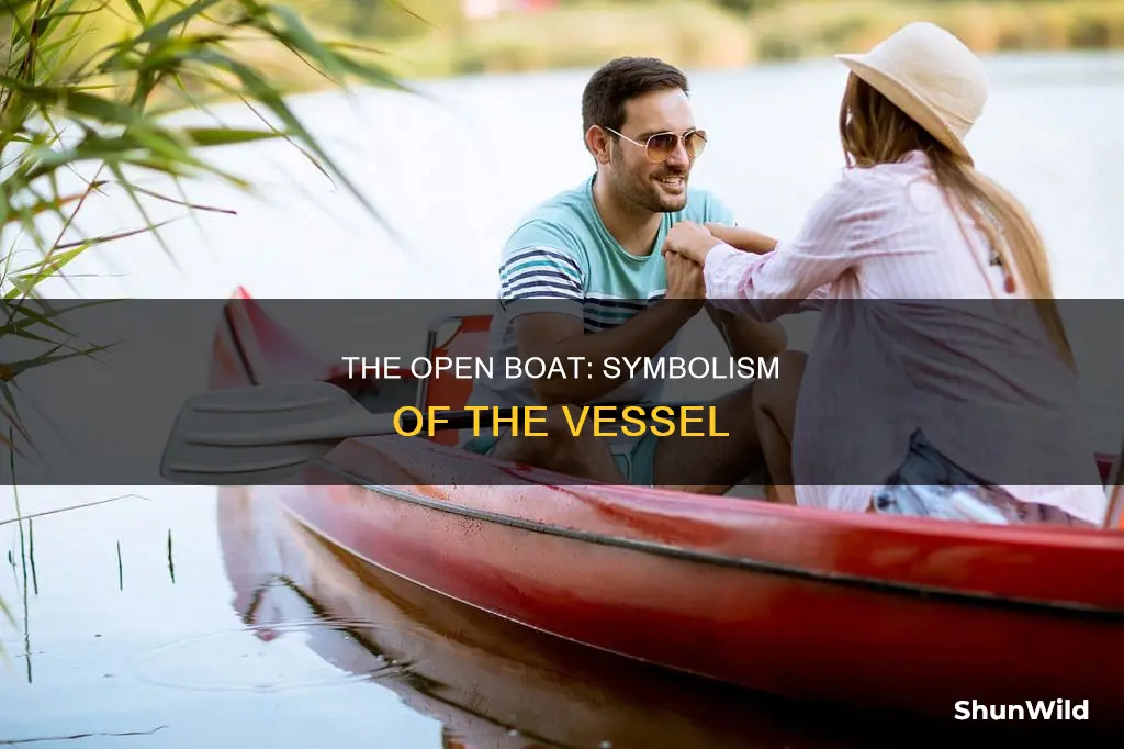 what does the boat symbolize in the open boat