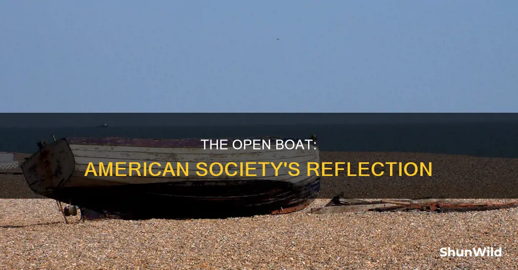 what does the open boat say about american society