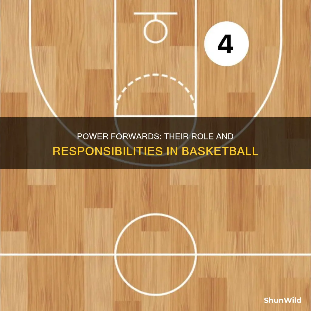 what does the power forward do in basketball