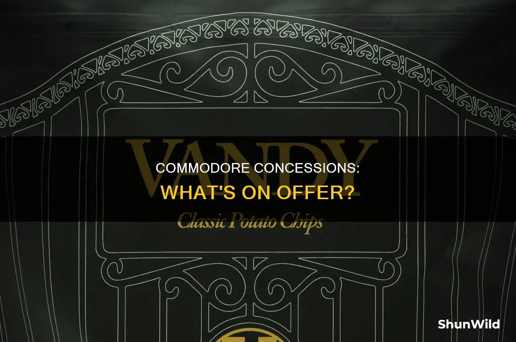 what does the vanderbilt commodore basketball concessions stand have