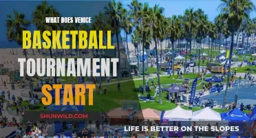 Venice Basketball Tournament: When the Action Starts