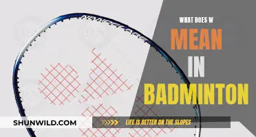 Understanding the W in Badminton