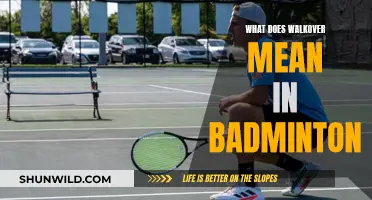 Understanding Walkovers: Badminton Scoring Explained