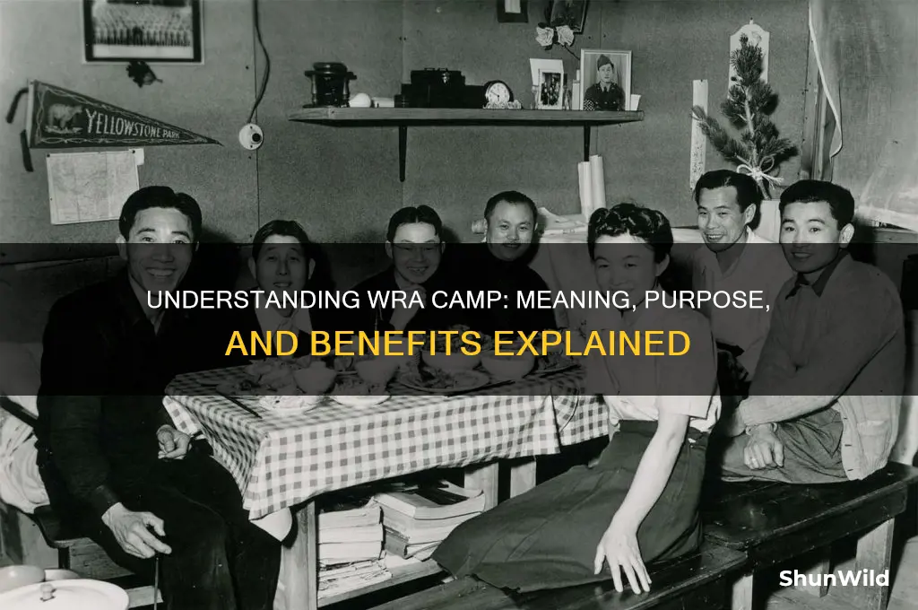 what does wra camp mean
