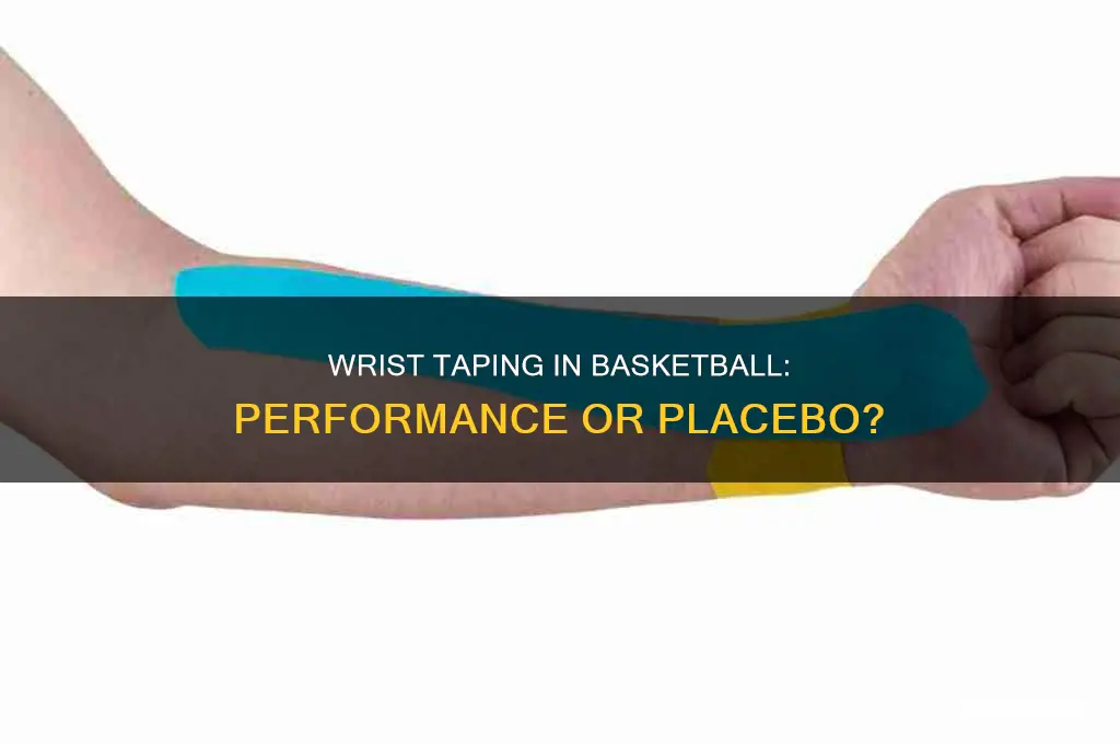 what does wrist tape do for basketball