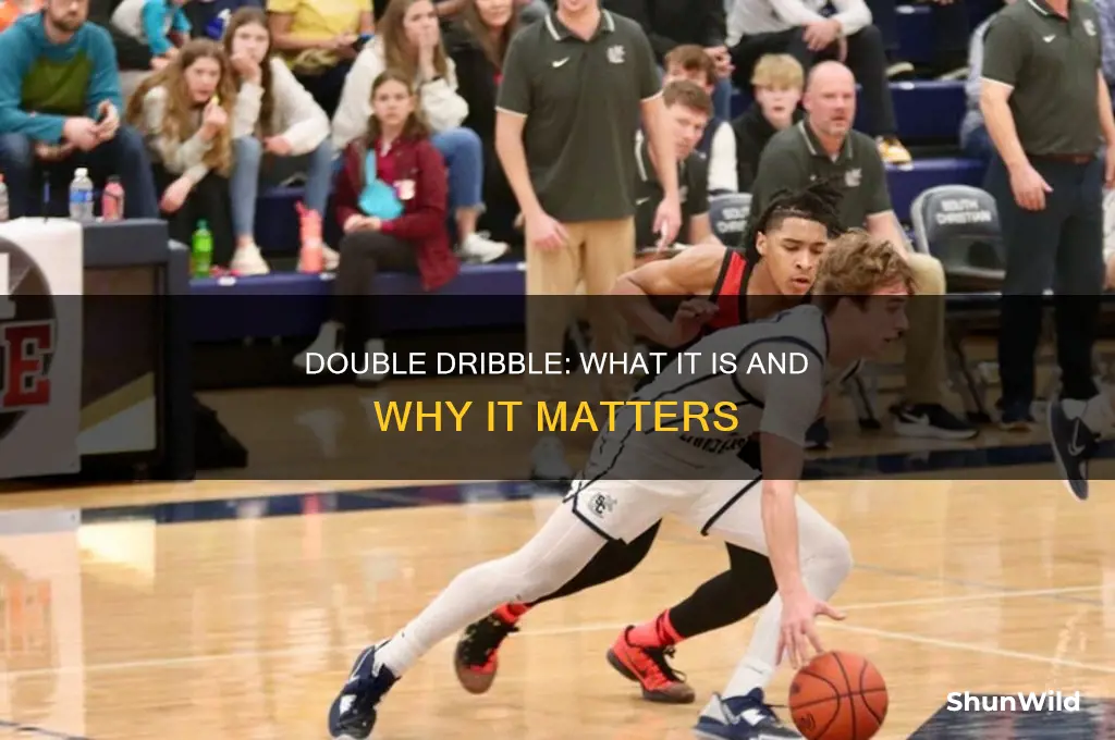 what double dribble in basketball is