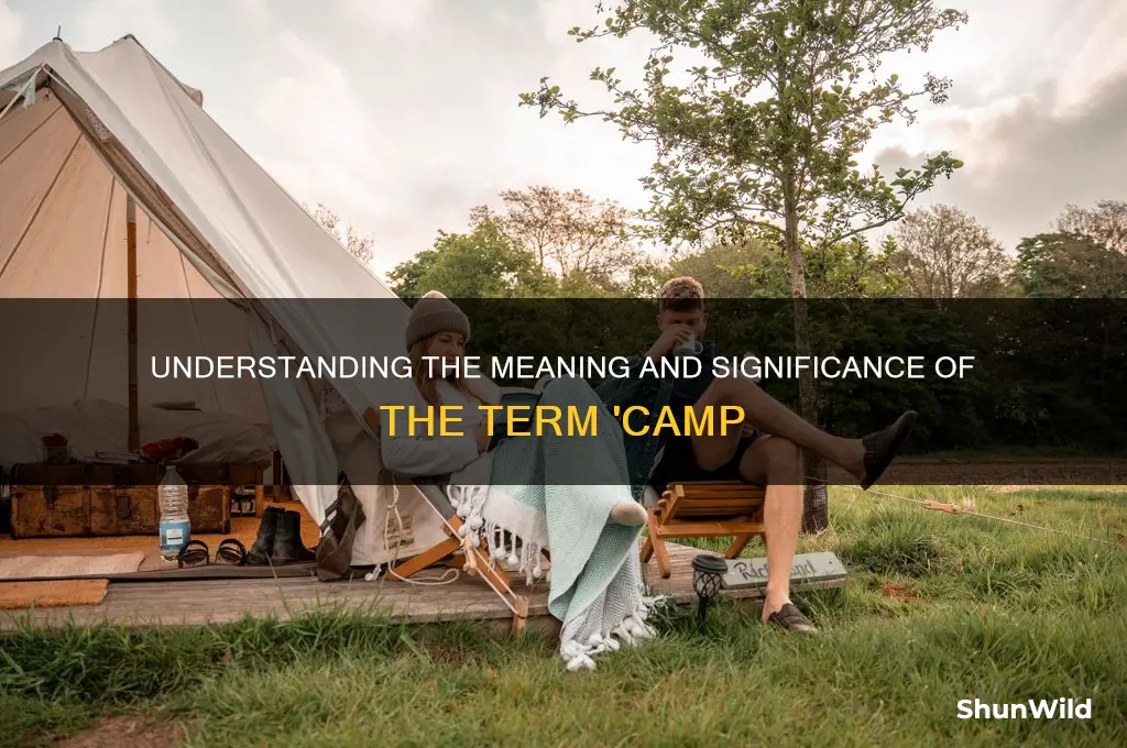 what dows camp mean
