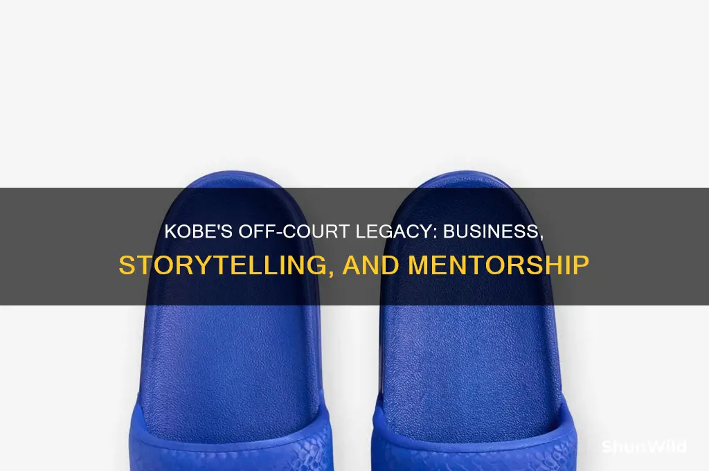 what else did kobe do besides basketball