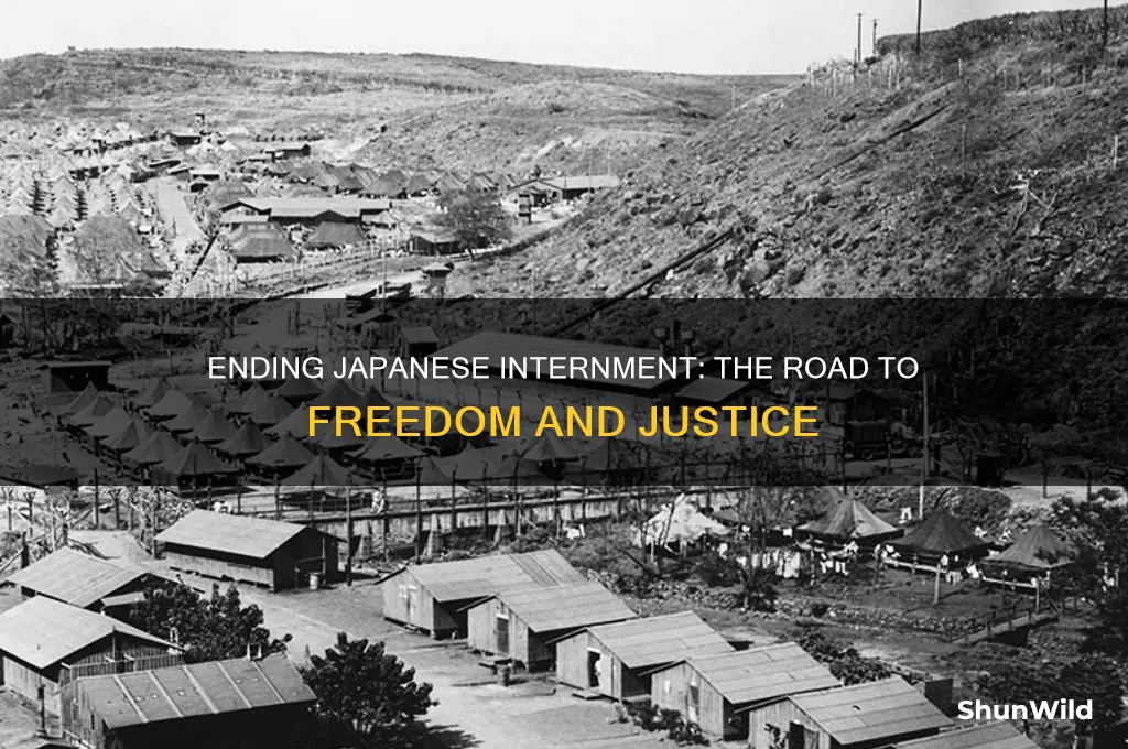 what ended japanese internment camps