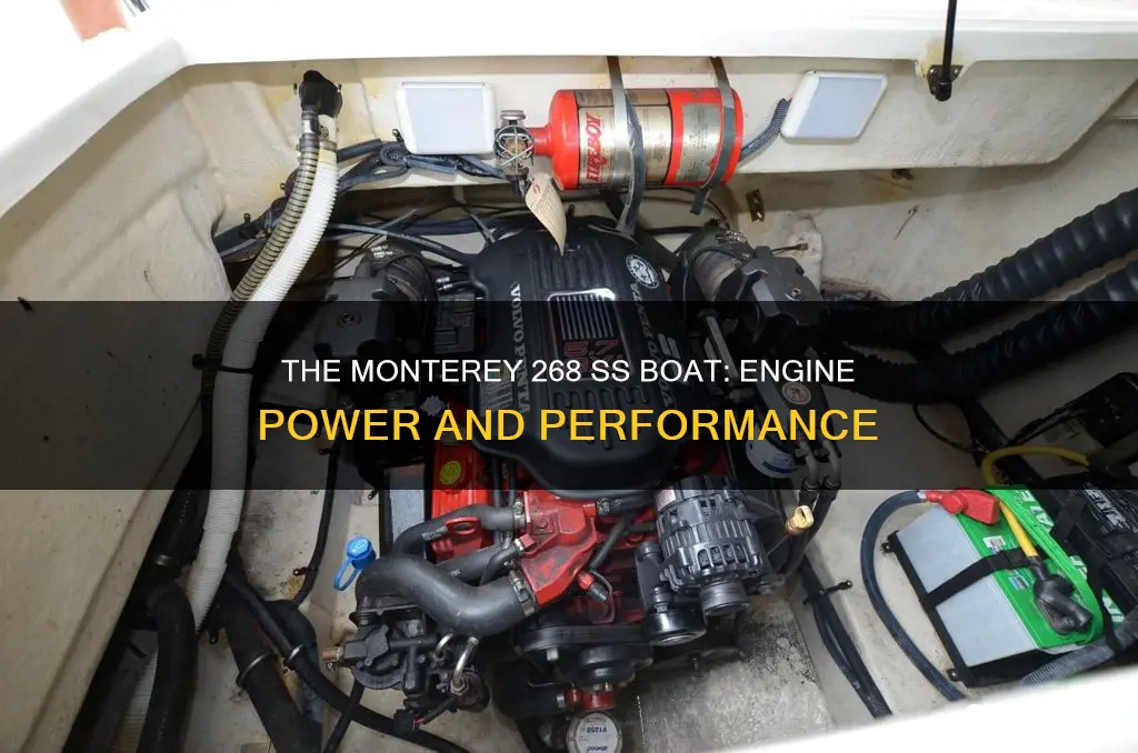 what engine is in monterey 268 ss boat