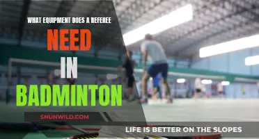 Badminton Referees: Essential Equipment for the Job