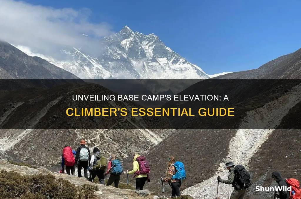 what evelation is base camp