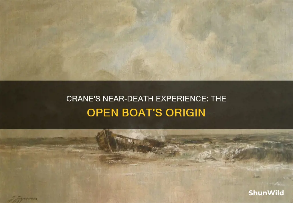 what event inspired stephen crane to write the open boat