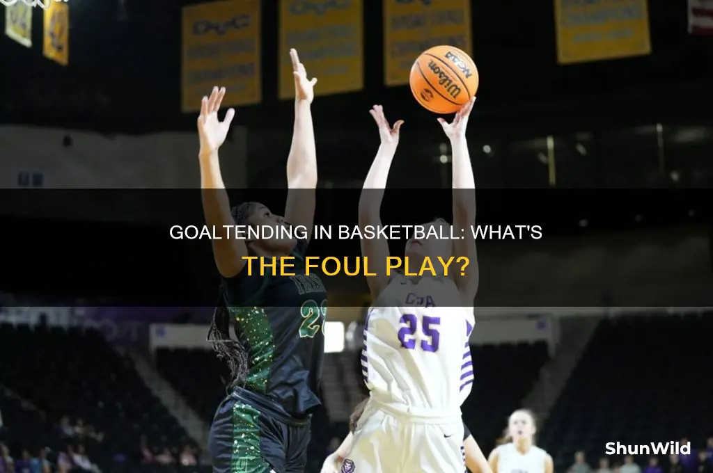what exactly is goaltending basketball
