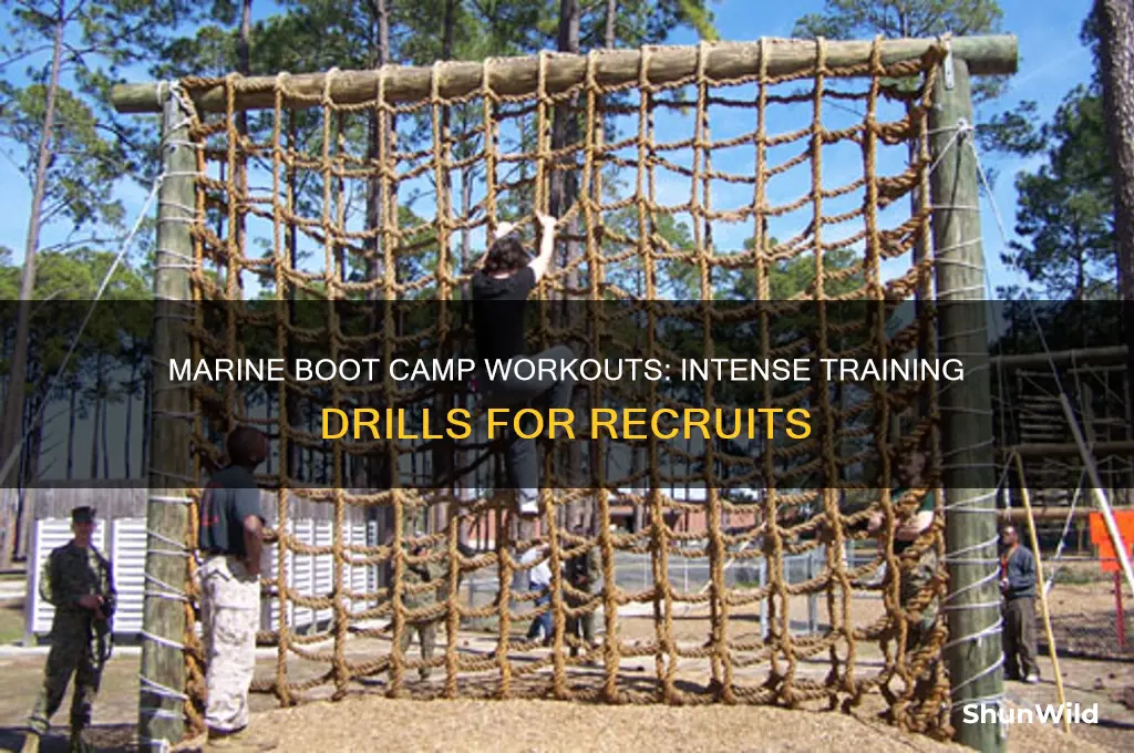 what exercises do marines do in boot camp