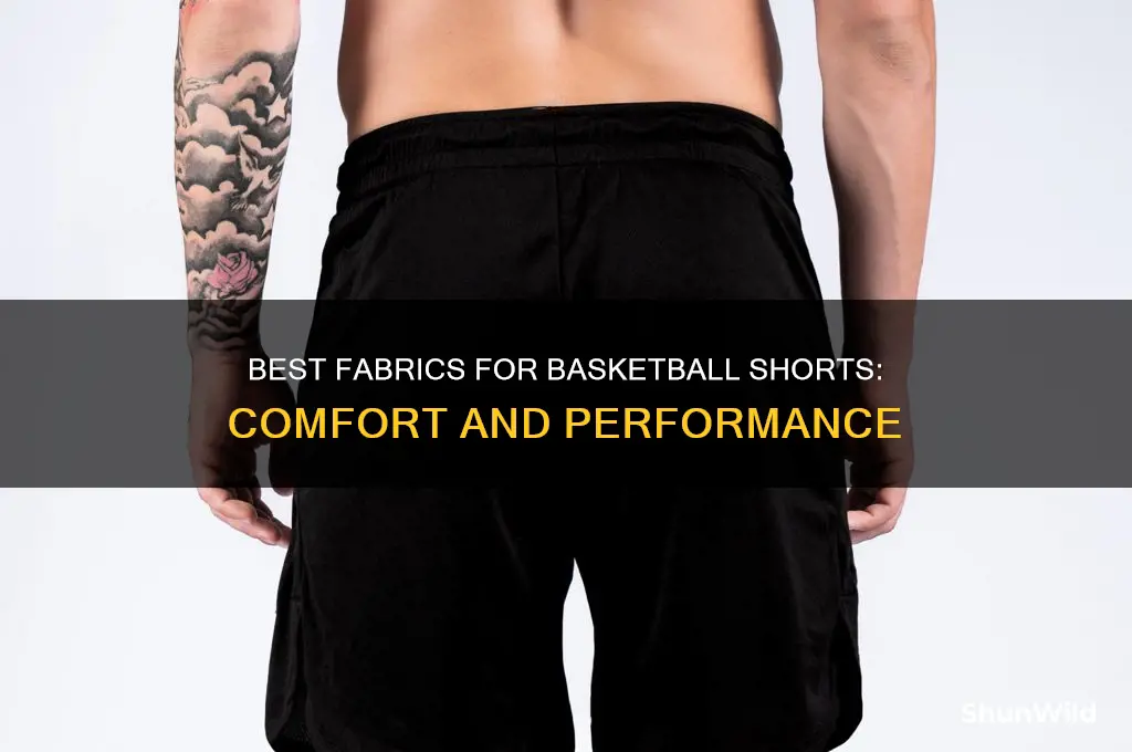 what fabric are basketball shorts made of