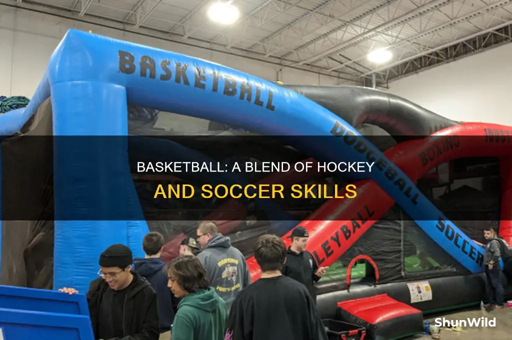 what features of hockey and soccer are in basketball