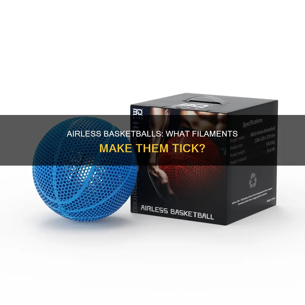what filament does the airless basketball use