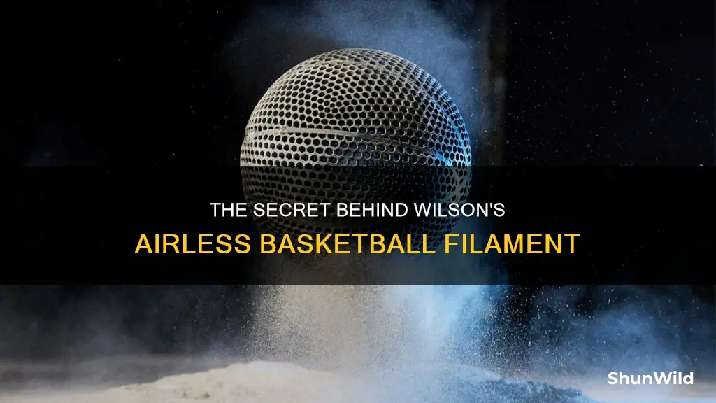 what filament does the wilson airless basketball use
