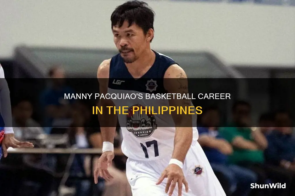 what filipino basketball is manny pacquiao on