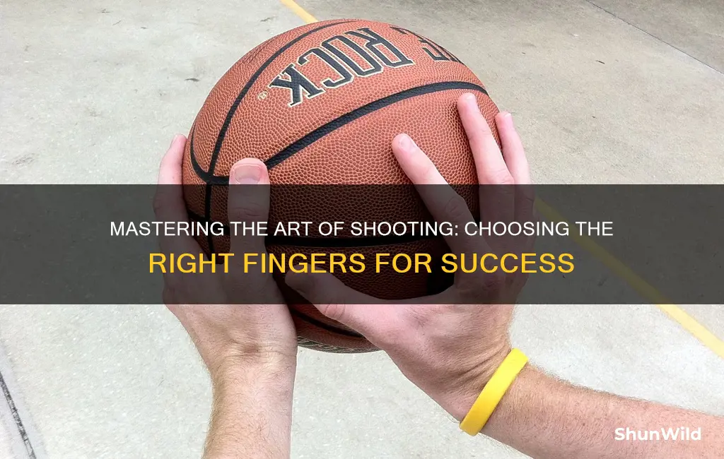 what fingers to use when shooting a basketball