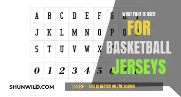 The Ultimate Guide to Basketball Jersey Fonts: A Stylish Look