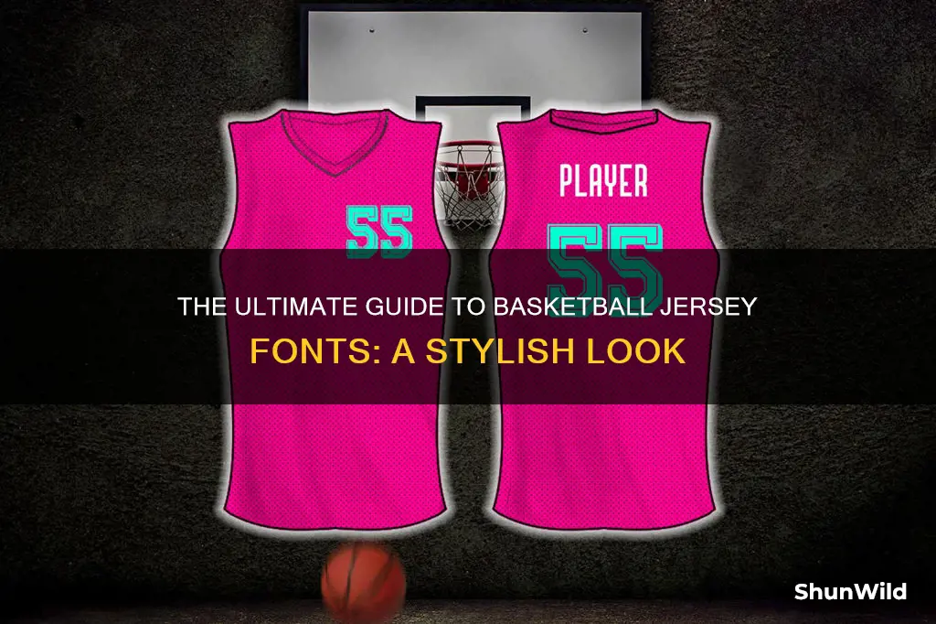 what font is used for basketball jerseys