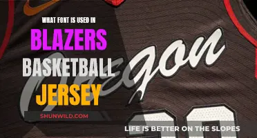 Blazers' Jersey Font: Unveiling the Design Choices Behind the Iconic Look