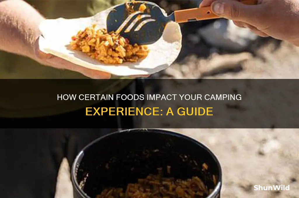 what foods affect camp