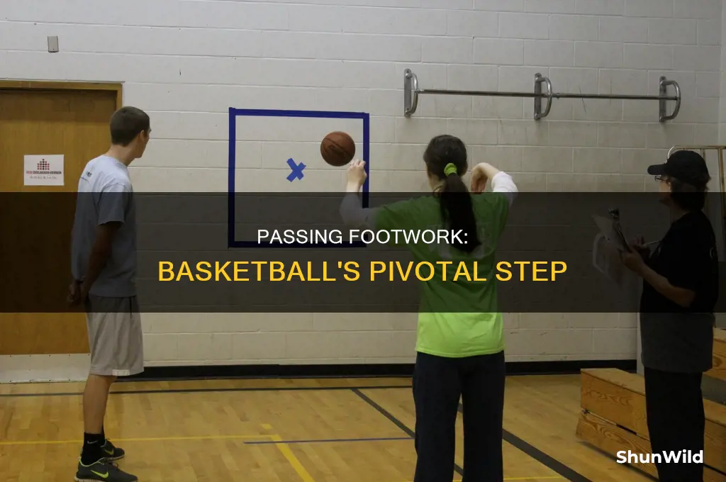 what foot do you step with when passing a basketball