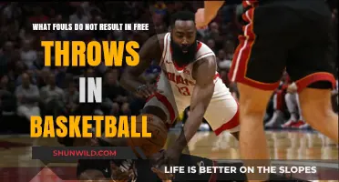 Fouls That Don't Give Free Throws in Basketball