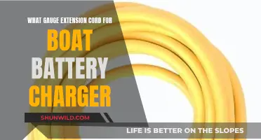 Choosing the Right Gauge Extension Cord for Boat Battery Chargers