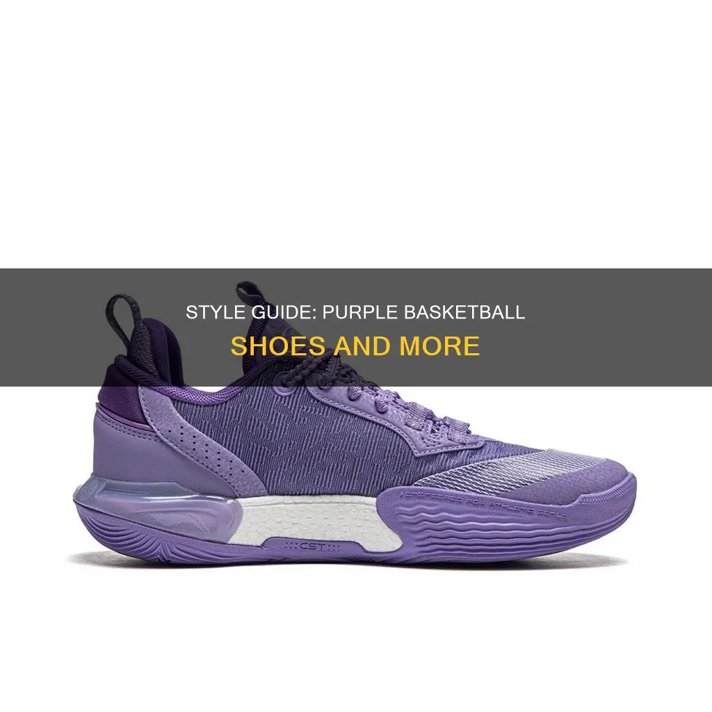 what goes well with purple basketball shoes