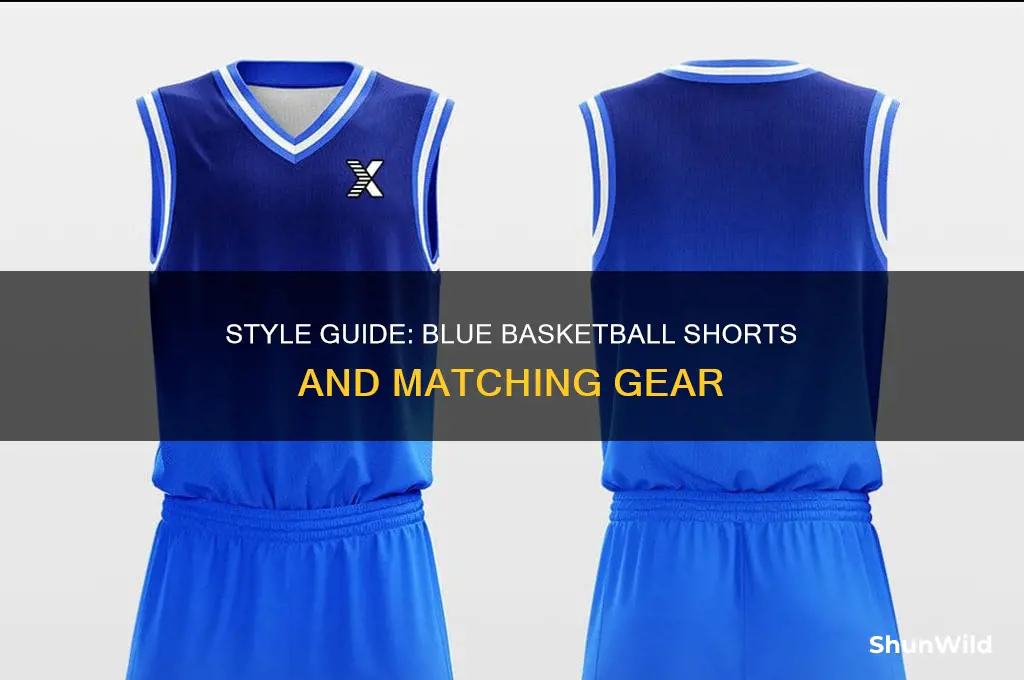 what goes with blue basketball shorts