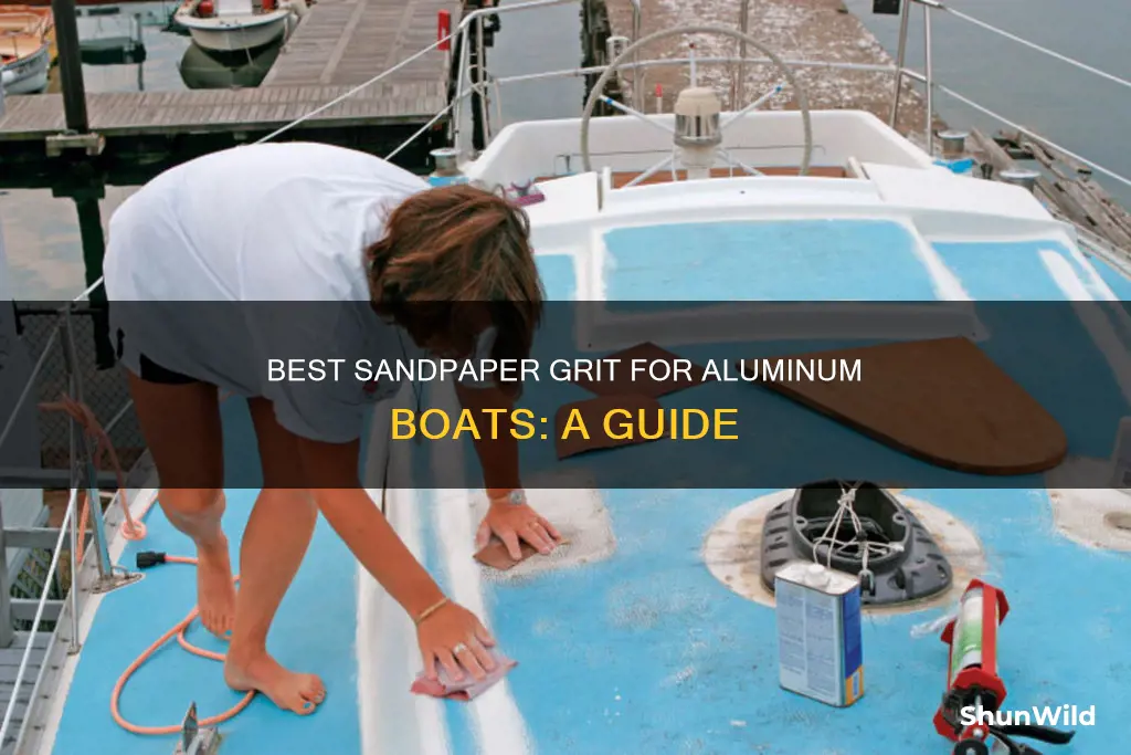 what grit sandpaper for aluminum boat