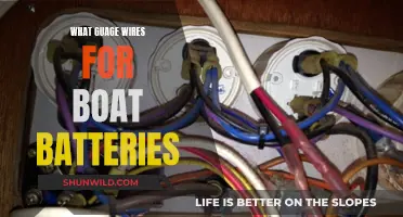 Choosing the Right Gauge Wires for Your Boat's Batteries