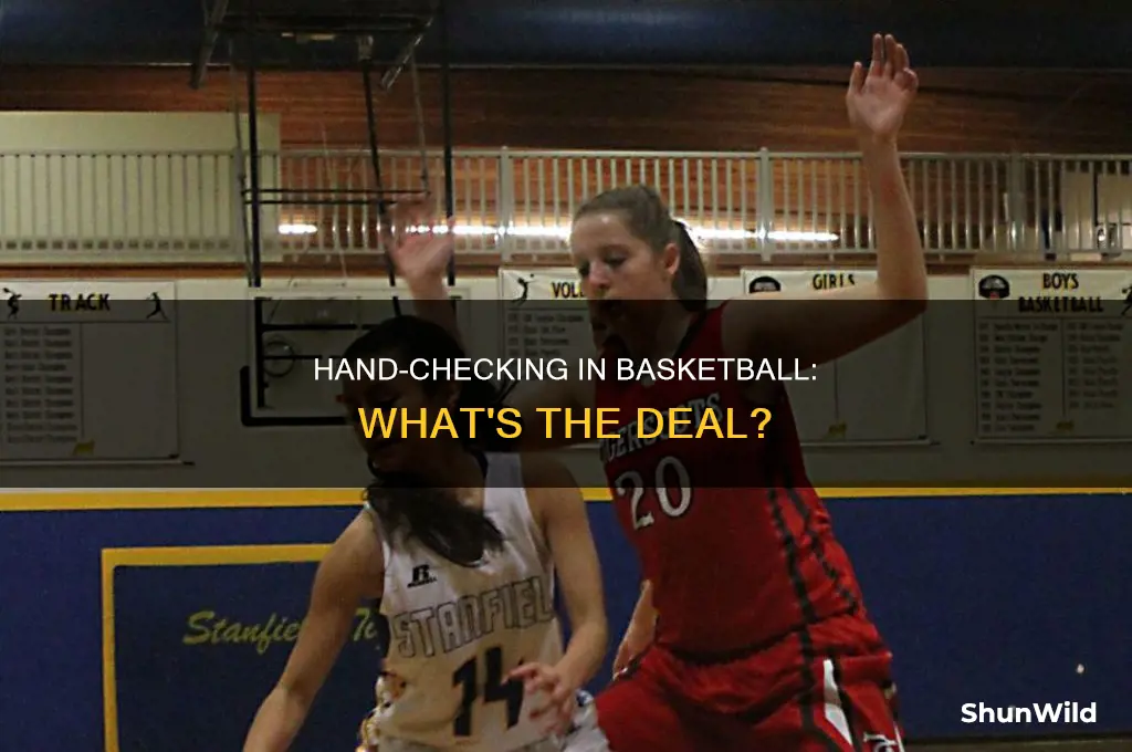 what hand checking in basketball