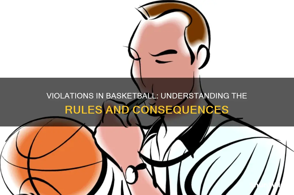 what hapens in violations in basketball