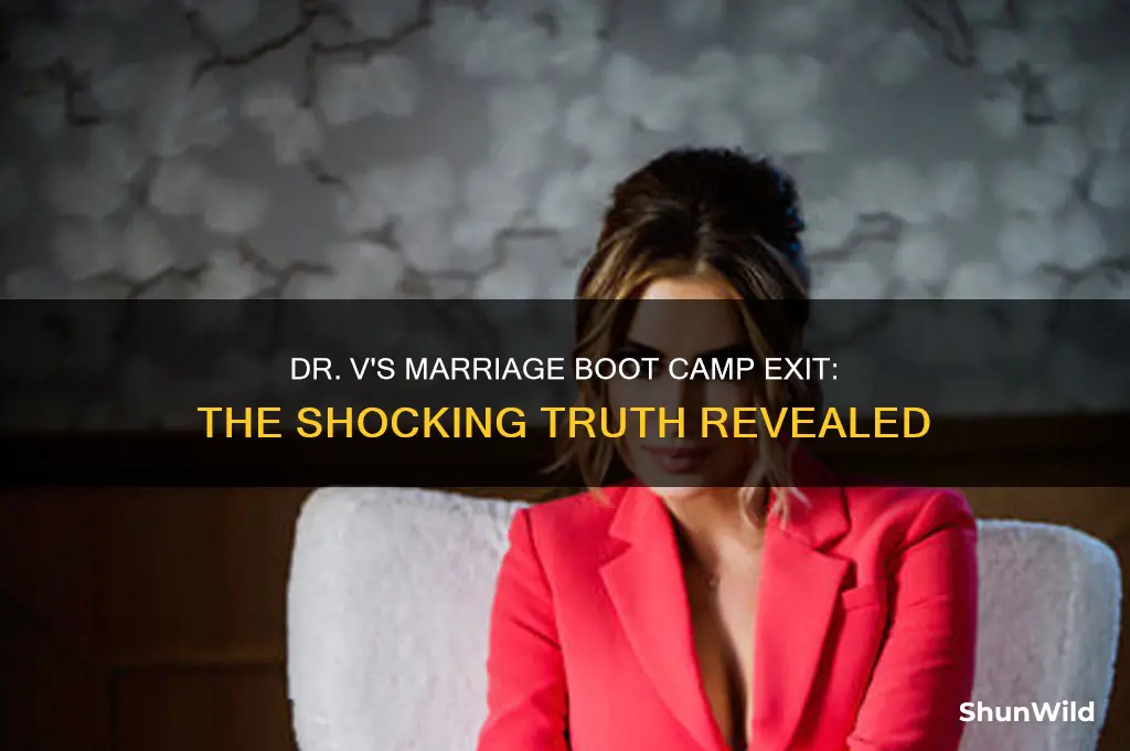 what happen to dr v on marriage boot camp