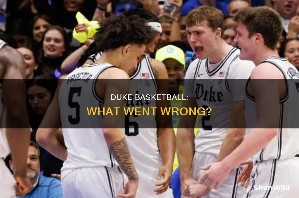 what happen to duke basketball