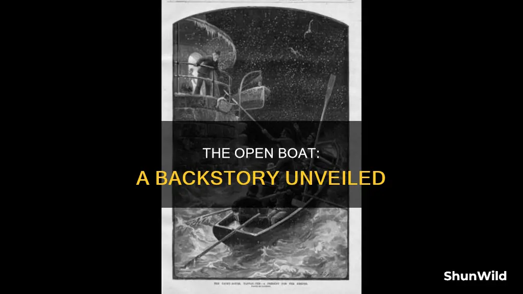 what happened before the story of the open boat began