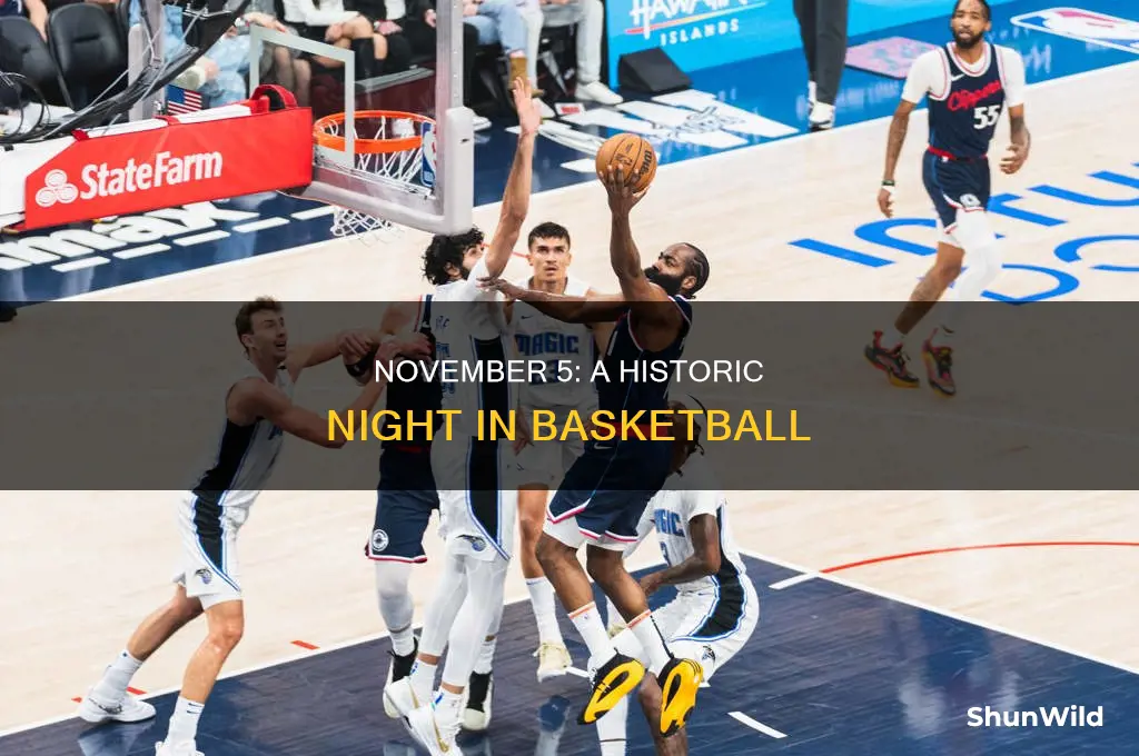 what happened in basketball on november 5