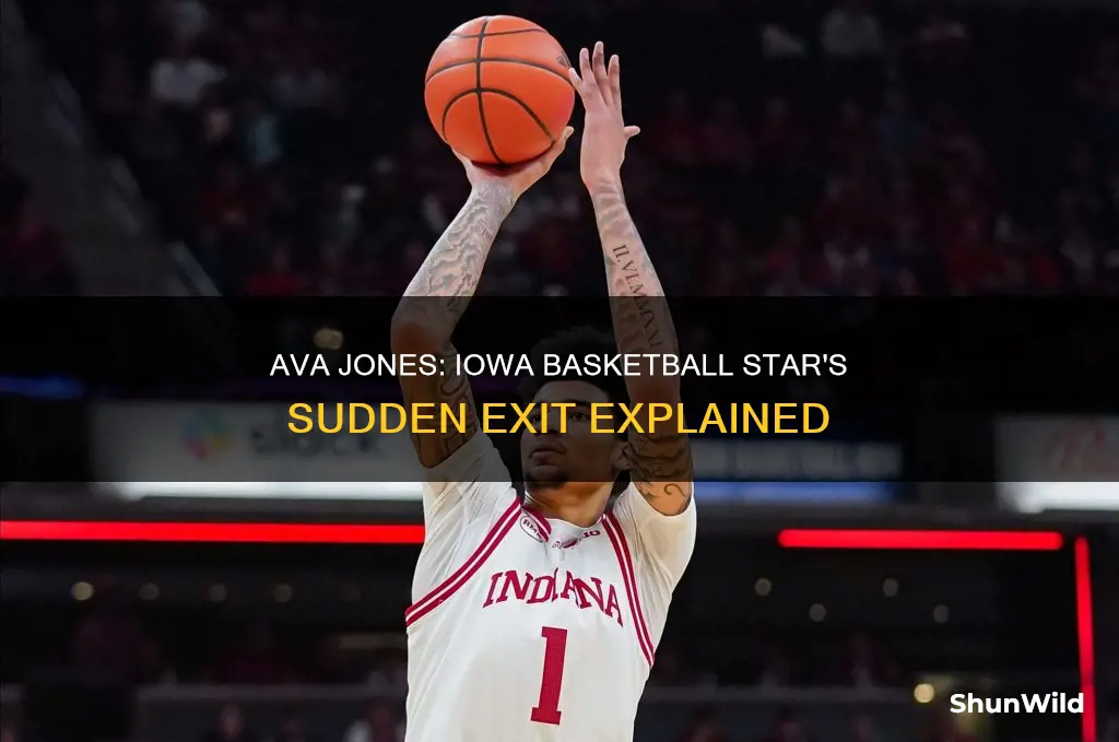 what happened to ava jones iowa basketball