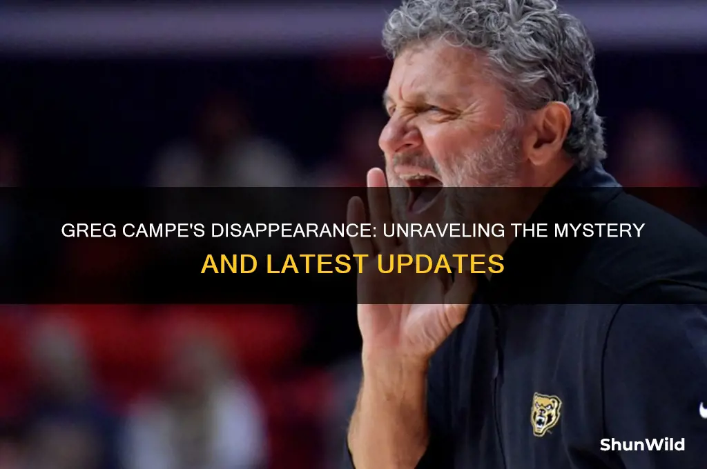 what happened to greg campe