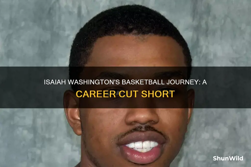 what happened to isaiah washington basketball
