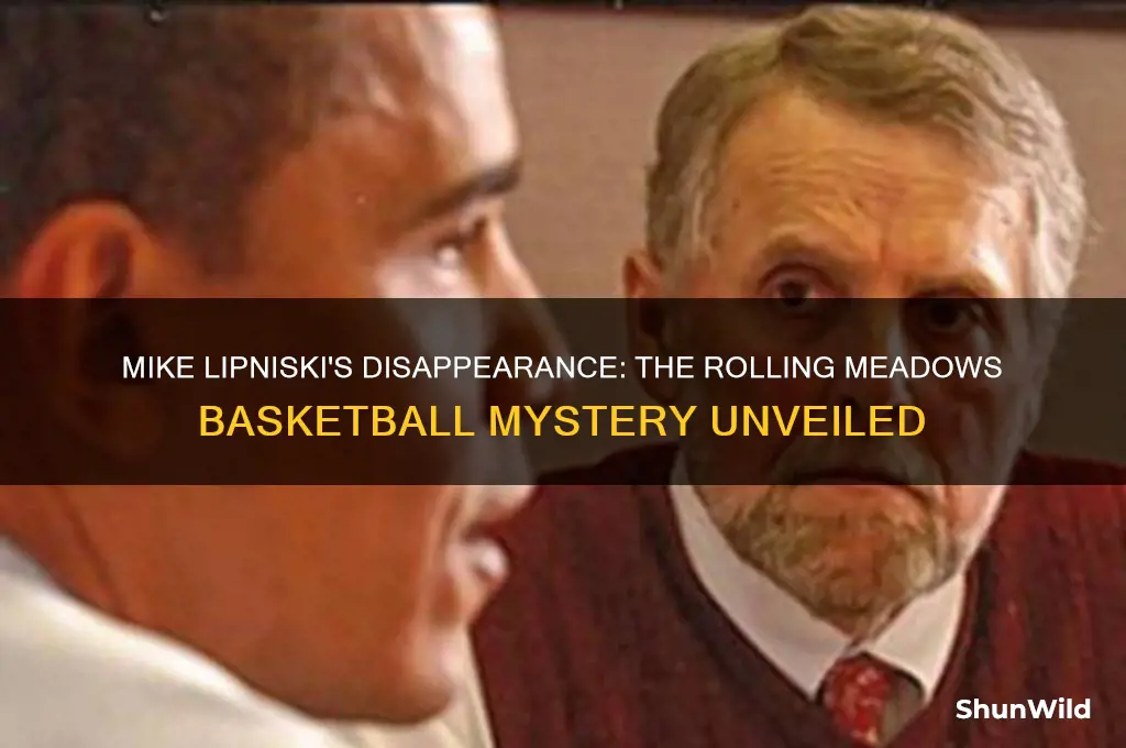 what happened to mike lipniski rolling meadows basketball