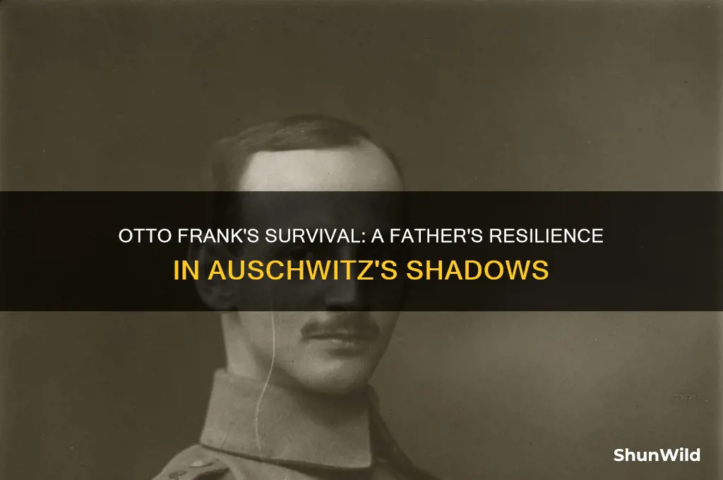 what happened to otto frank in the concentration camp