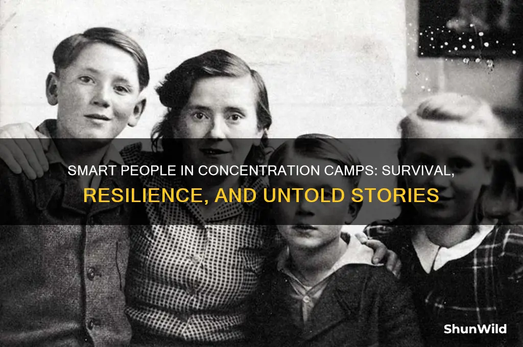 what happened to smart people in concentration camps